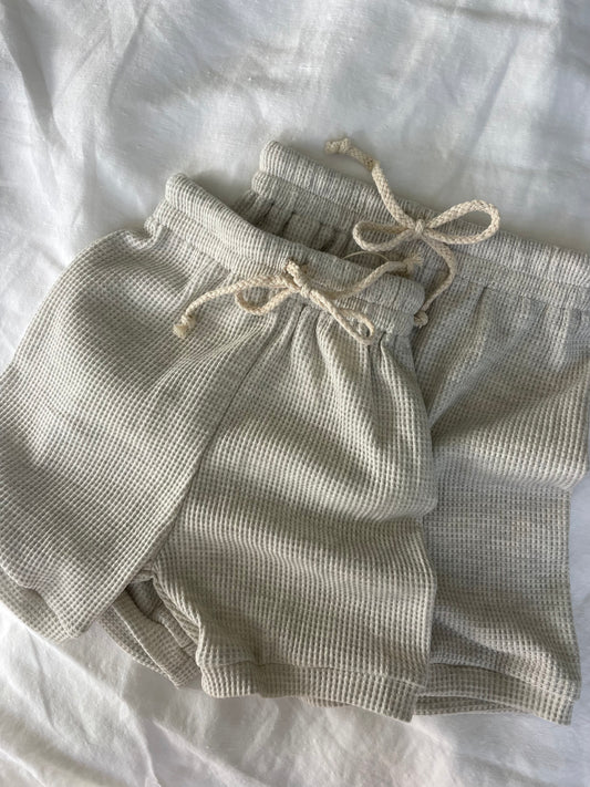 Kenichi waffle shorts