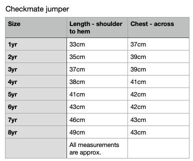 Checkmate jumper